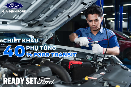 KHUYẾN MÃI CHIẾT KHẤU PHỤ TÙNG FORD TRANSIT THÁNG 6